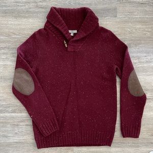 S || Men’s Maroon Cowlneck Sweater